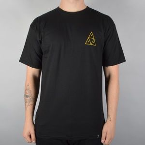 HUF Triple Triangle Black T-Shirt